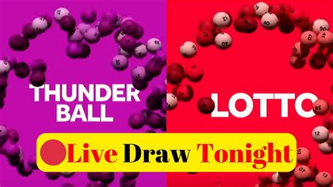 lotto live youtube|thunderball live draw tonight youtube.